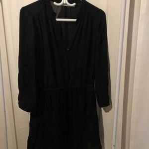 Babaton button down little black dress